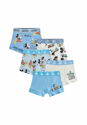 Next, REGULAR FIT - MICKEY MOUSE TRUNKS 5 PACK - Trunks - blue white