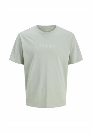JJ Rebel, Text - Μπλουζάκι με στάμπα - aqua gray