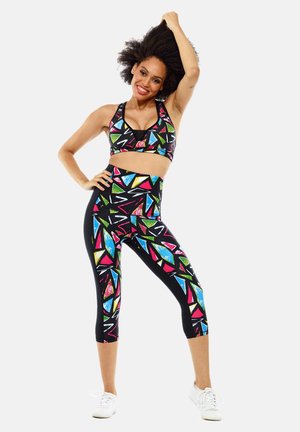 Sports bra - disco/mesh