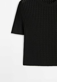 Massimo Dutti T-shirt con stampa - black