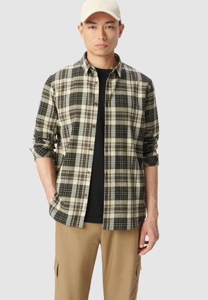 REGULAR CHECK  - Camicia - vert kaki