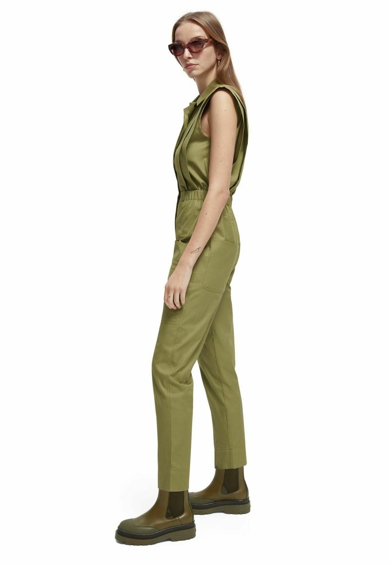 Damen Kleider | Scotch & Soda Jumpsuit army/grün - CX79251 Damen Kleider | Scotch & Soda Jumpsuit army/grün - CX79251
