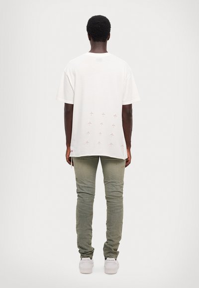 Ksubi STITCH UP TEE VINTAGE  - T-paita - white