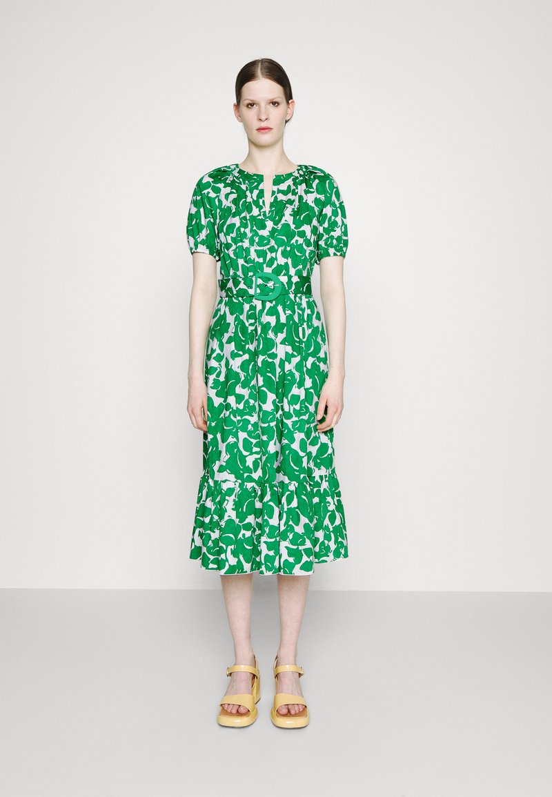 Diane von Furstenberg - LINDY DRESS - Denné šaty - flora nocturna green, Zväčšiť