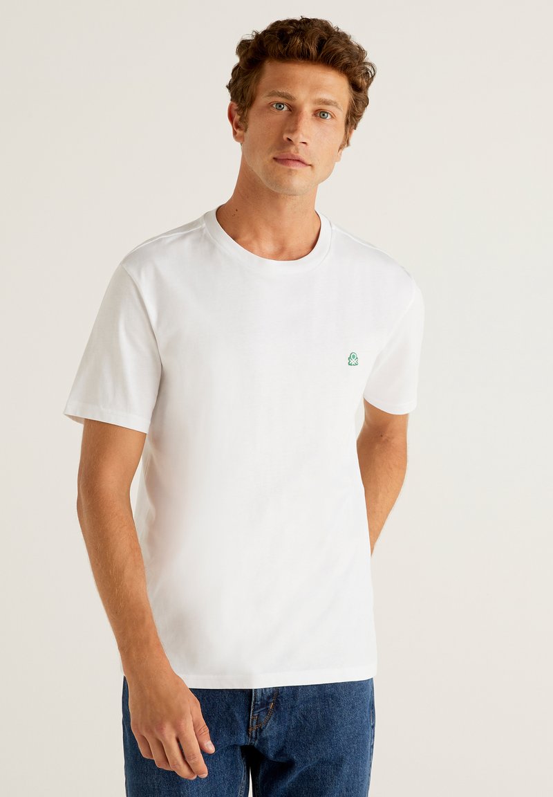 Camiseta United Colors Of Benetton Para Niñas - 100% Poliéster - Manga Corta - Cuello Redondo - Lavado A Mano