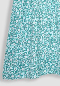 JoJo Maman Bébé STRAWBERRY DITSY FLORAL PUFF SLEEVE  REGULAR FIT - Rochie din jerseu - duck egg blue ditsy