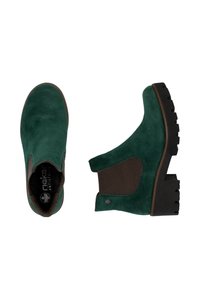 Rieker Bottines à plateau - vert