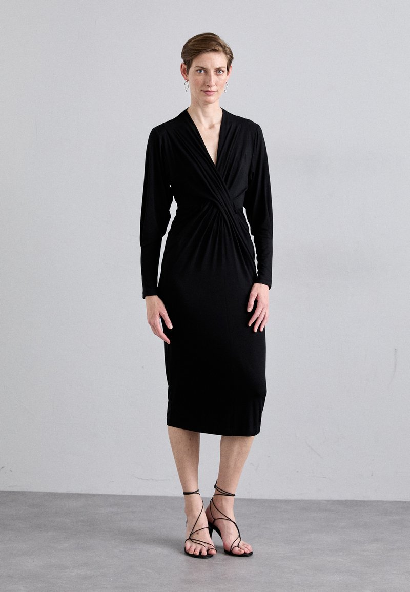 Diane von Furstenberg SYLVIA DRESS - Haljina od trapera - black