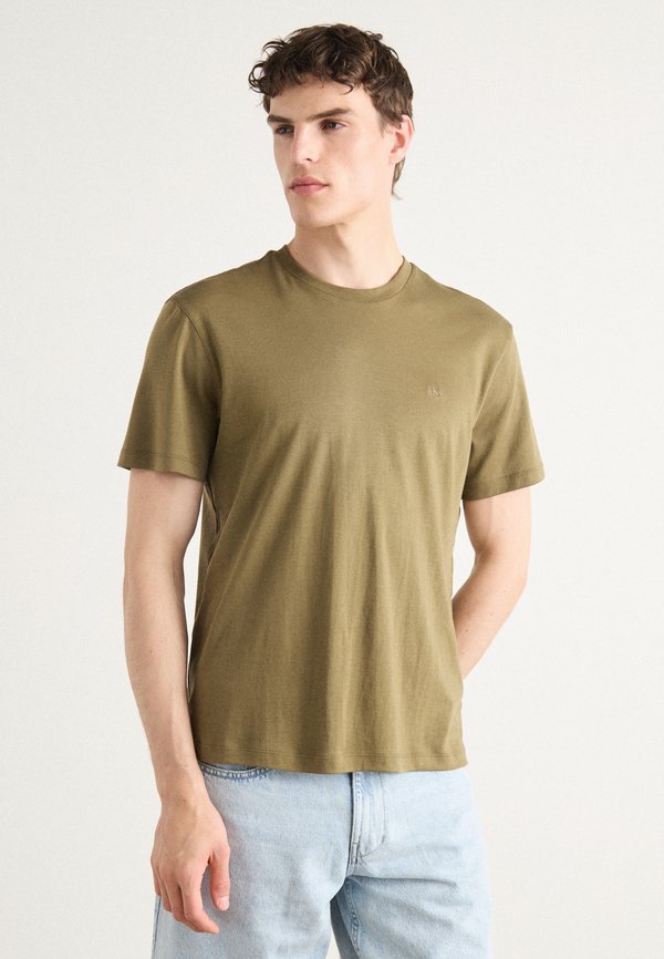 CREWNECK TEE - Basic T-shirt - capers