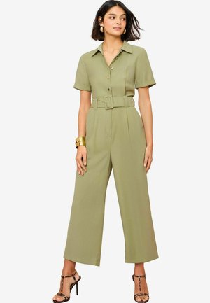 REGULAR FIT SHORT SLEEVE UTILITY TAILORED - Tuta jumpsuit - green