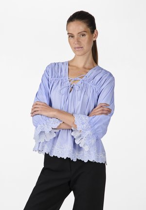 YASPAMA BOW - Blouse - palace blue