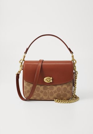 SIGNATURE CASSIE - Cross body bag - tan caramel
