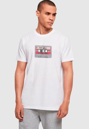 STRANGER THINGS - CASSETTE FOR WILL - Print T-shirt - white