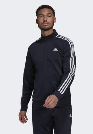 ESSENTIALS WARM-UP REGULAR 3-STRIPES  - Sportinė striukė - blue