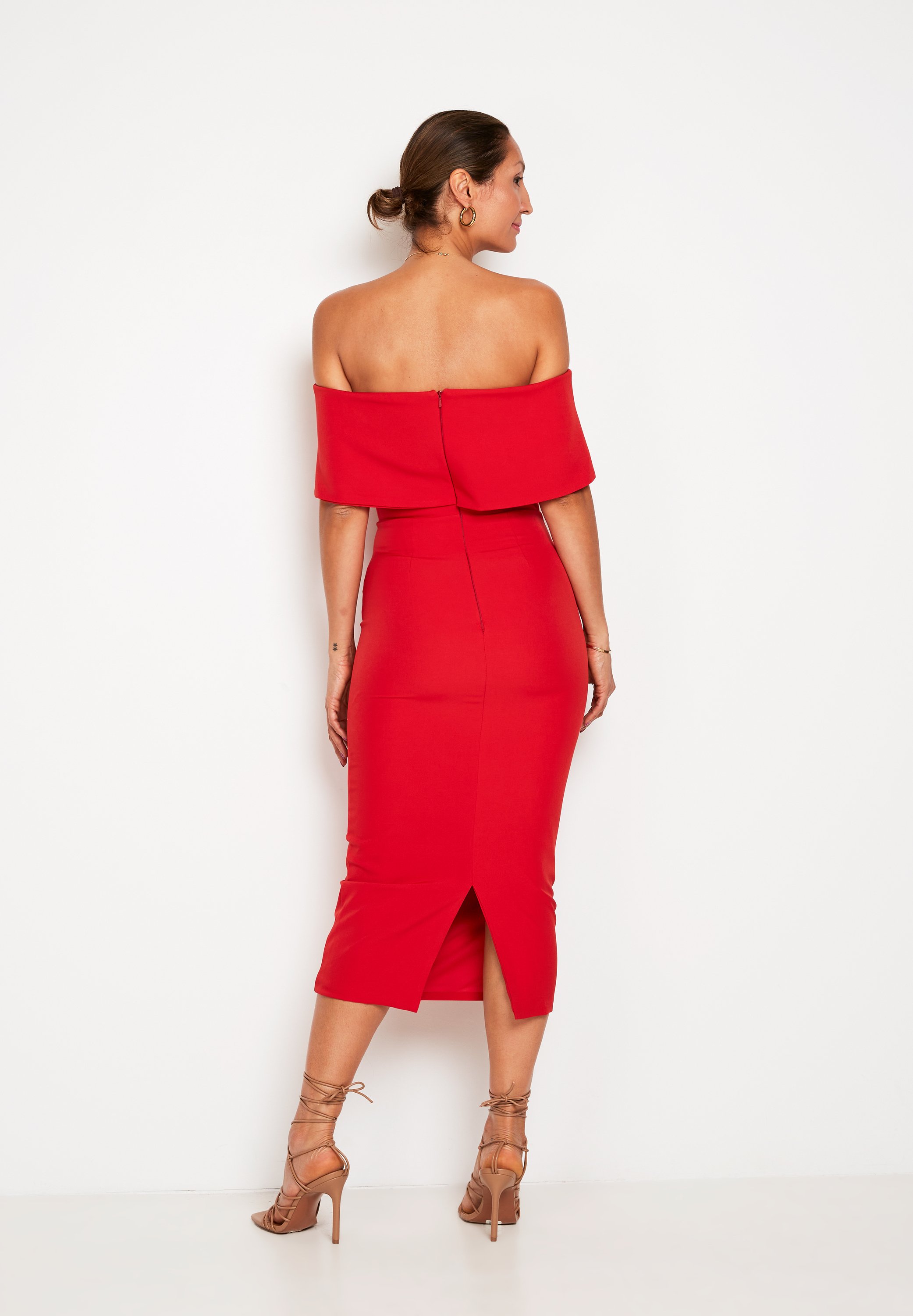 True Violet BARDOT - Vestido de cóctel - red/rojo - Zalando.es