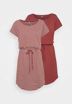 ONLMAY LIFE DRESS 2 PACK - Jerseykjole - apple butter