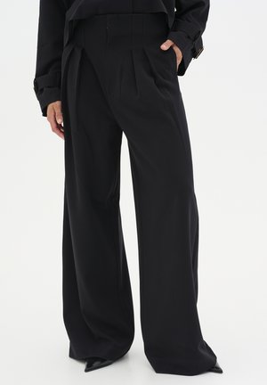 SILLE HIGH  - Trousers - black