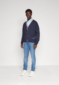 Tommy Hilfiger STRETCH POPLIN CONTRAST SHIRT - Camicia - custom color light blue