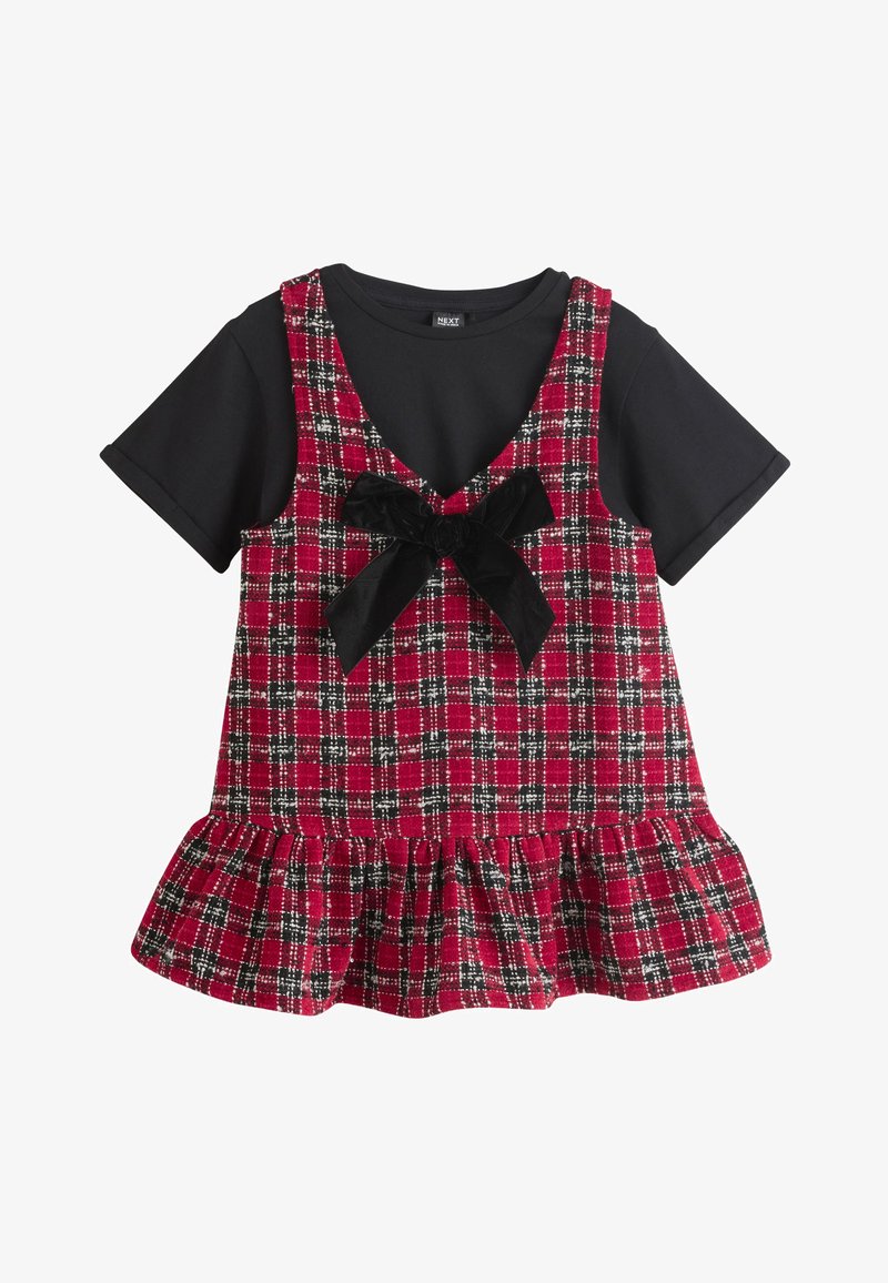 Next FPINAFORE AND SET - T-shirt - bas - red check/röd - Zalando.se