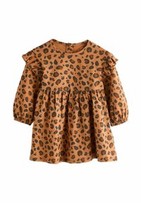 Next 2 PACK-REGULAR FIT - Haljina od žerseja - tan brown cream cherry animal print