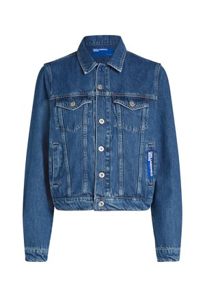 Karl Lagerfeld Jeans DENIM - Džínová bunda - washed mid blue