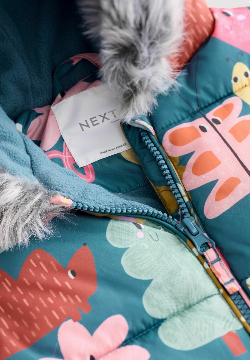 Next REGULAR FIT - SHOWER RESISTANT SNOWSUIT . - Schneeanzug - teal ...