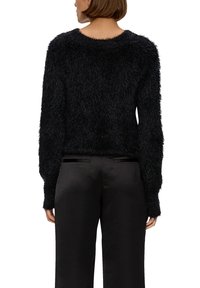 s.Oliver BLACK LABEL IN-OPTIK - Trui - schwarz