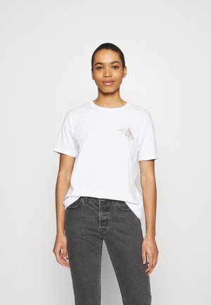 BOYFRIEND LOGO TEE - T-shirt print - white