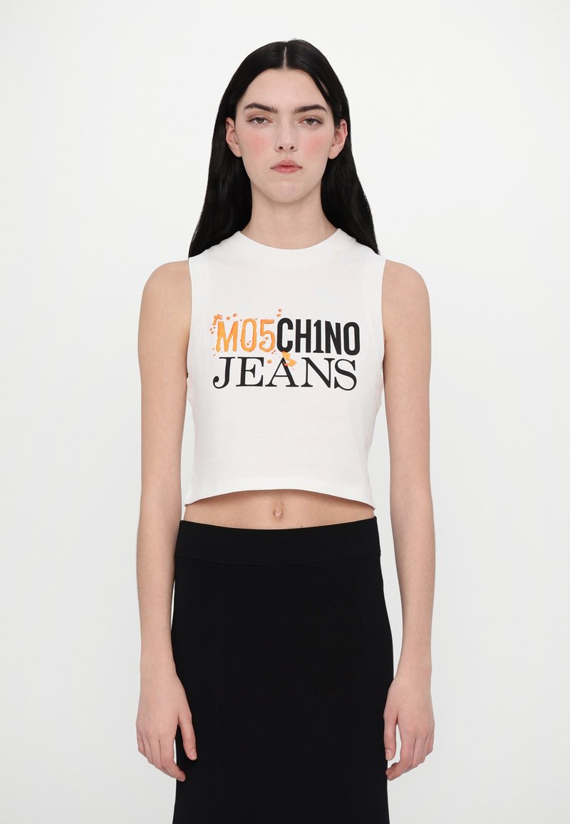 MOSCHINO JEANS - URBAN - Débardeur - white, Agrandir