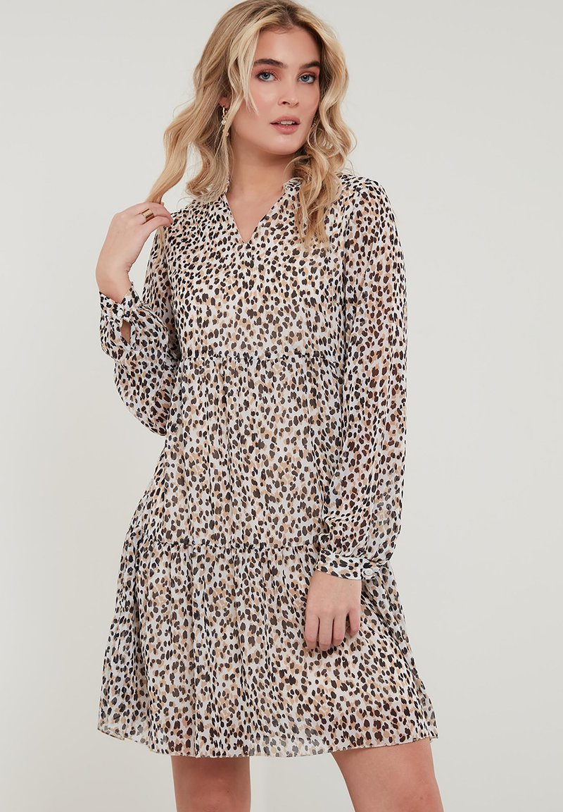 LELA REGULAR FIT - Dnevna obleka - leopard