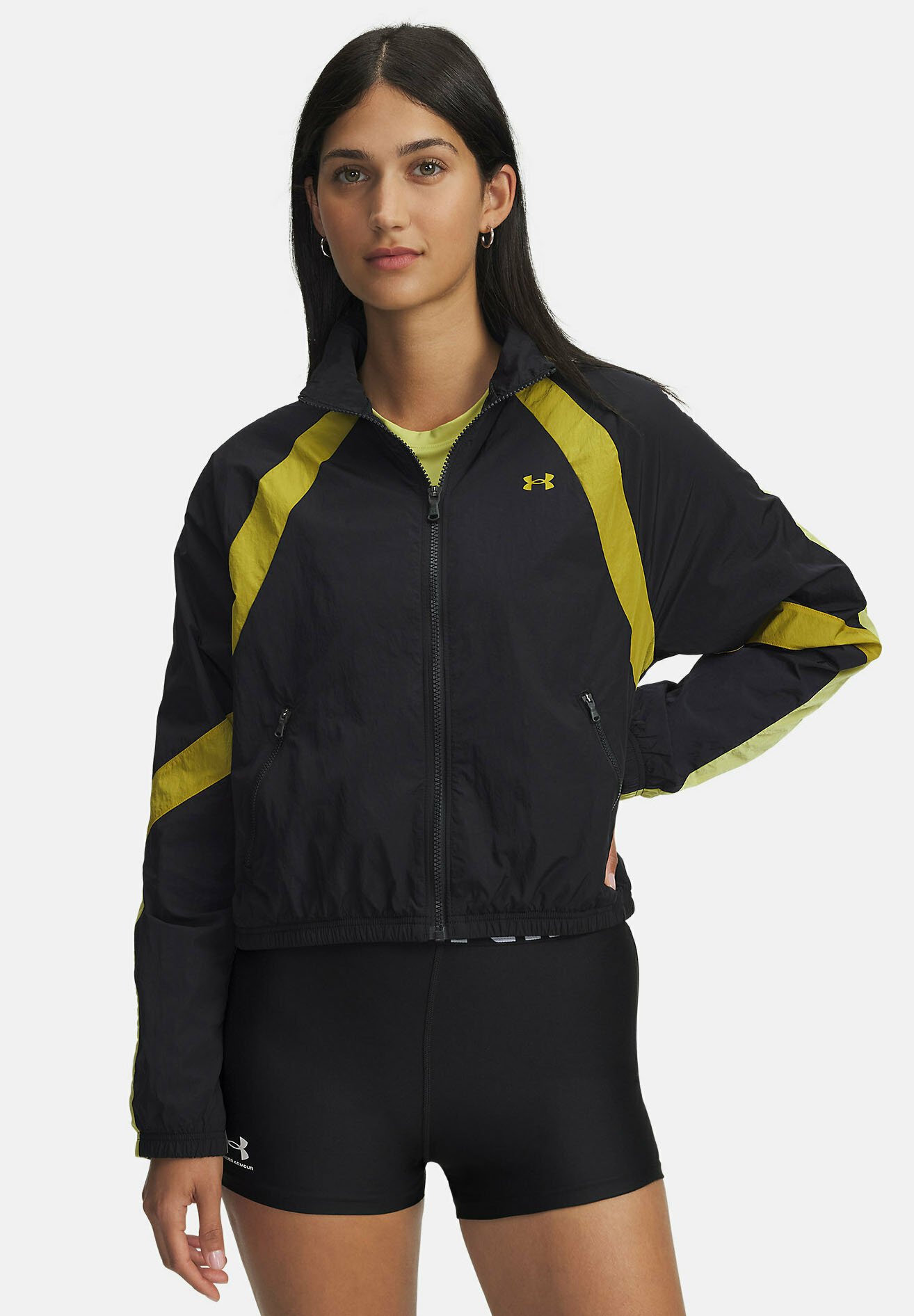 Under Armour UA ICON CRINKLE Training jacket black