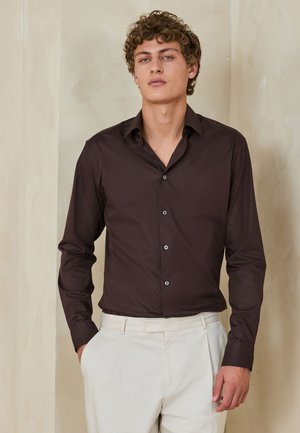 Next, Formal shirt - chocolate brown