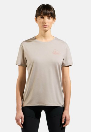 ASCENT SUN SEA MOUNTAINS - Basic T-shirt - silver cloud melange