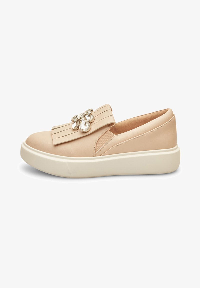 Bata Scarpe senza lacci - nude