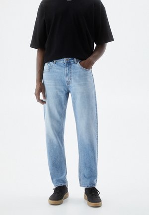 Džíny Straight Fit - stone blue denim