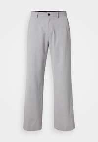 SLHLOOSE LIAM - Stoffhose - grey melange