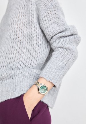 COACH KITT - Klokke - silver-coloured/gold-coloured/green