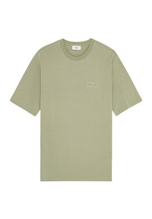 NN.07 NAT LOGO - T-Shirt basic - sage green