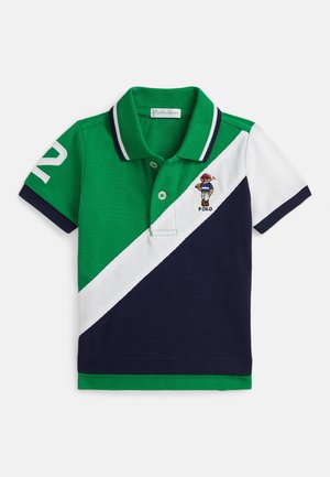 POLO BEAR COTTON MESH POLO SHIRT 0-2Y - Polokošeľa - green/black