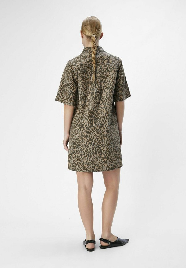 LEOPRINT - Denim dress - incense3