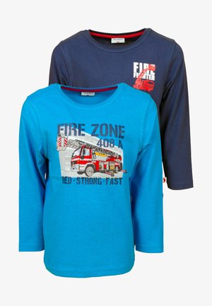 2 PACK - Long sleeved top - dark blue