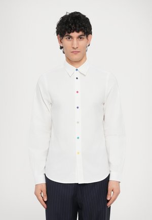 TAILORED FIT SHIRT BUTTONS - Camisa - white