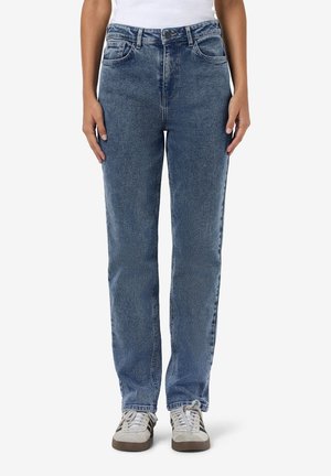 NMDAISY MOM FIT JEAN - Relaxed fit -farkut - medium blue denim