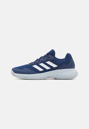 GAMECOURT 2 - Zapatillas de tenis para tierra batida - dark blue/footwear white/halo blue