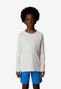 The North Face SUNRISER TEE, - Pitkähihainen paita - white dune