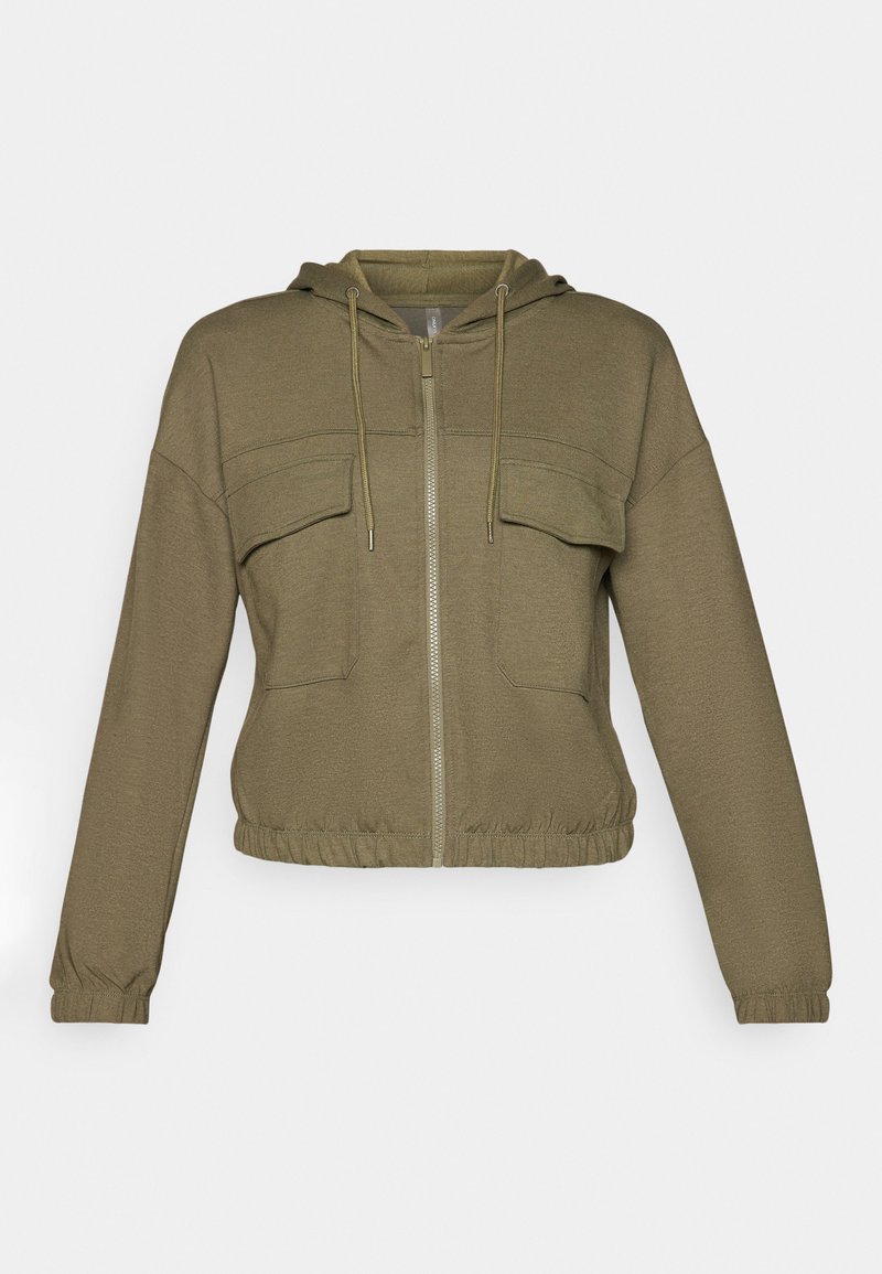 Only Play Sweater met rits olijfgroen Only Play Sweater met rits olijfgroen