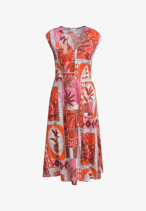 MILANO ITALY, MILANO ITALY ÄRMELLOSES MIDIKLEID MIT ALL OVER PRINT - Day dress - pink