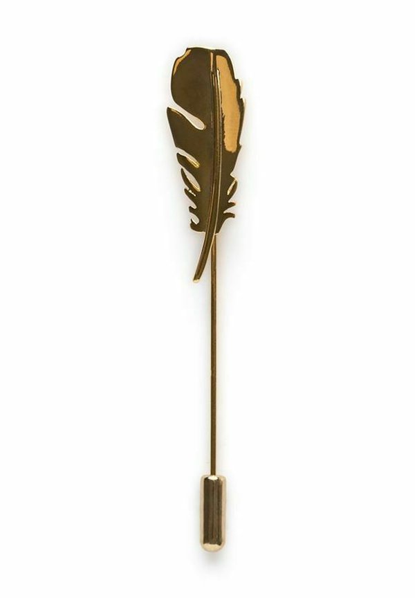 FEATHER LAPEL PIN - Sonstige Accessoires - gold
