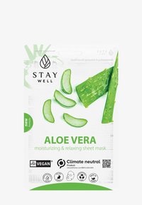 STAY Well - STAY WELL VEGAN SHEET MASK - Ansigtsmaske - aloe Miniaturebillede 1