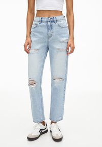 PULL&BEAR - Jean droit - light blue denim Image miniature 1
